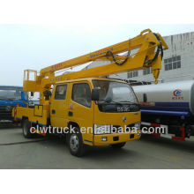 Bonne performance Dongfeng FRK crew cab 12m overhead working truck